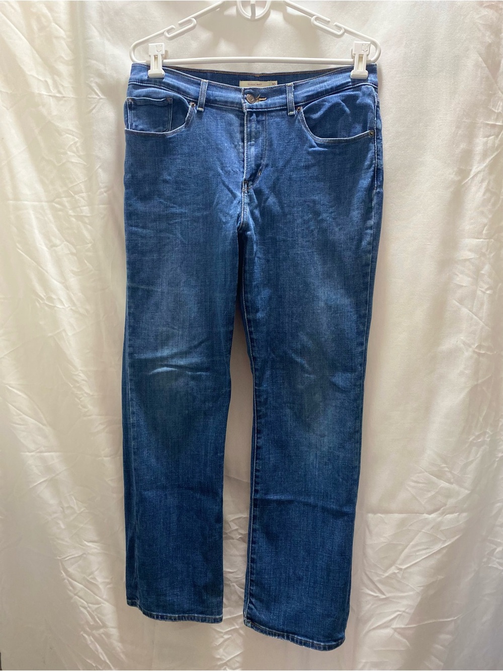 Levi's Women's Bootcut Jeans Blue Medium Wash Cotton Denim 5-Pocket Size 10